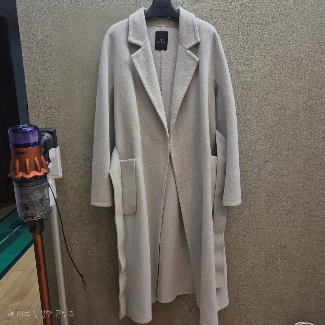 나이스클랍 핸드메이드 롱코트 상품이미지1