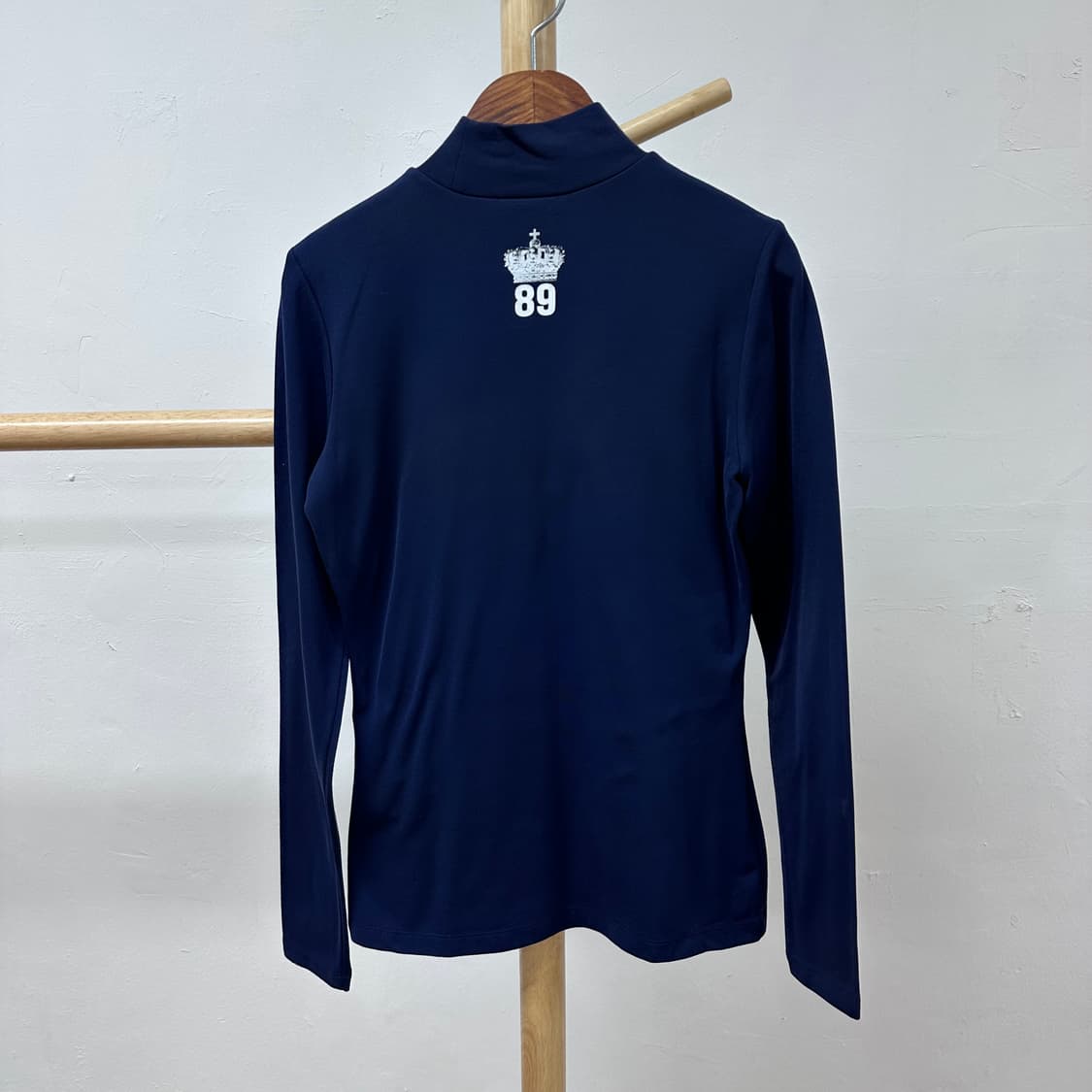파리게이츠 골프웨어 폴라넥 긴팔 티셔츠 네이비 0사이즈 J28 상품이미지5