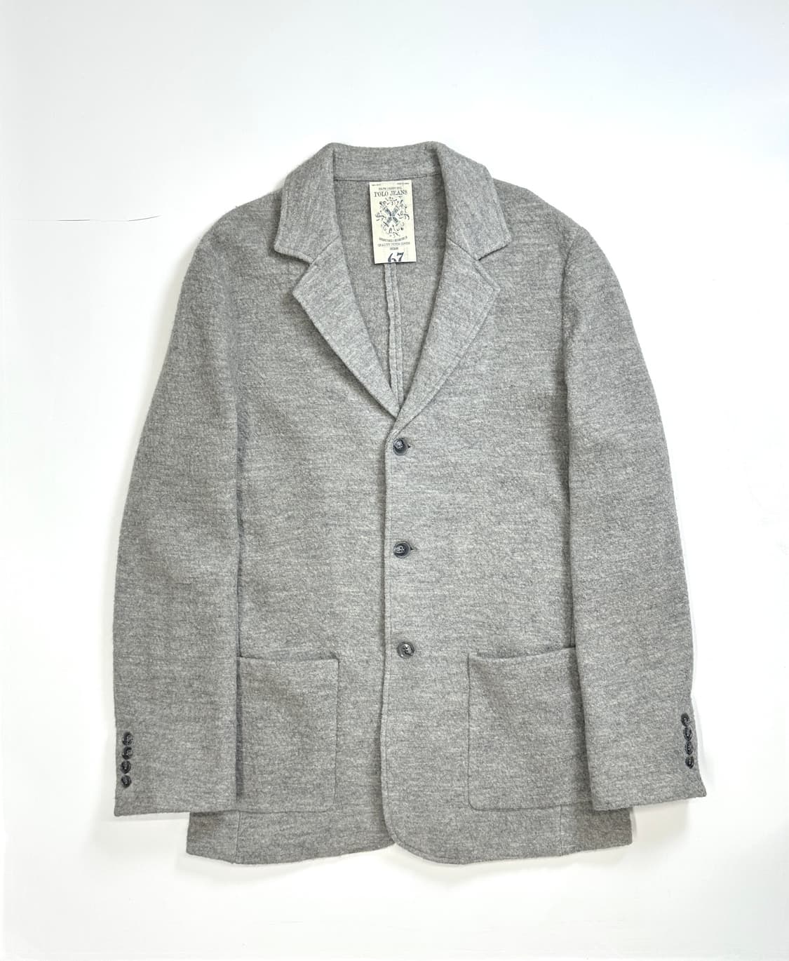 폴로 울 자켓 (그레이) M 상품이미지1