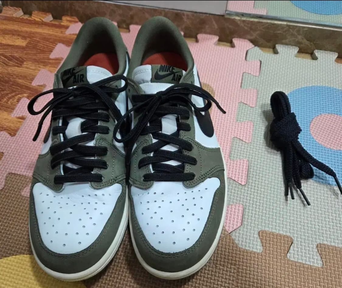 나이키 에어조던1 미디엄올리브 260 상품이미지2