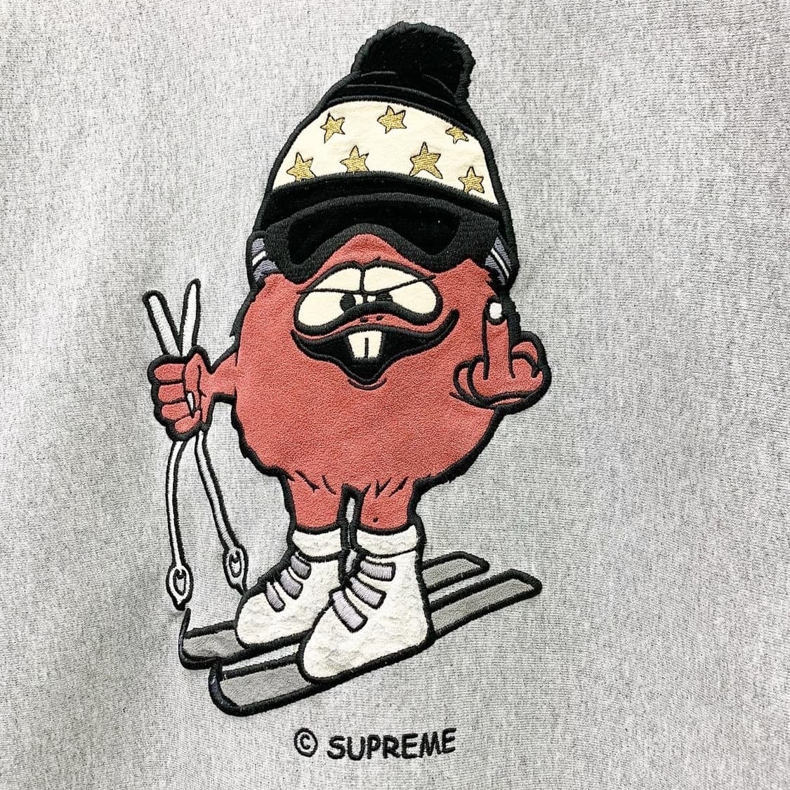 슈프림 2002 그레이 카마초 크루넥 스웻셔츠 상품이미지4