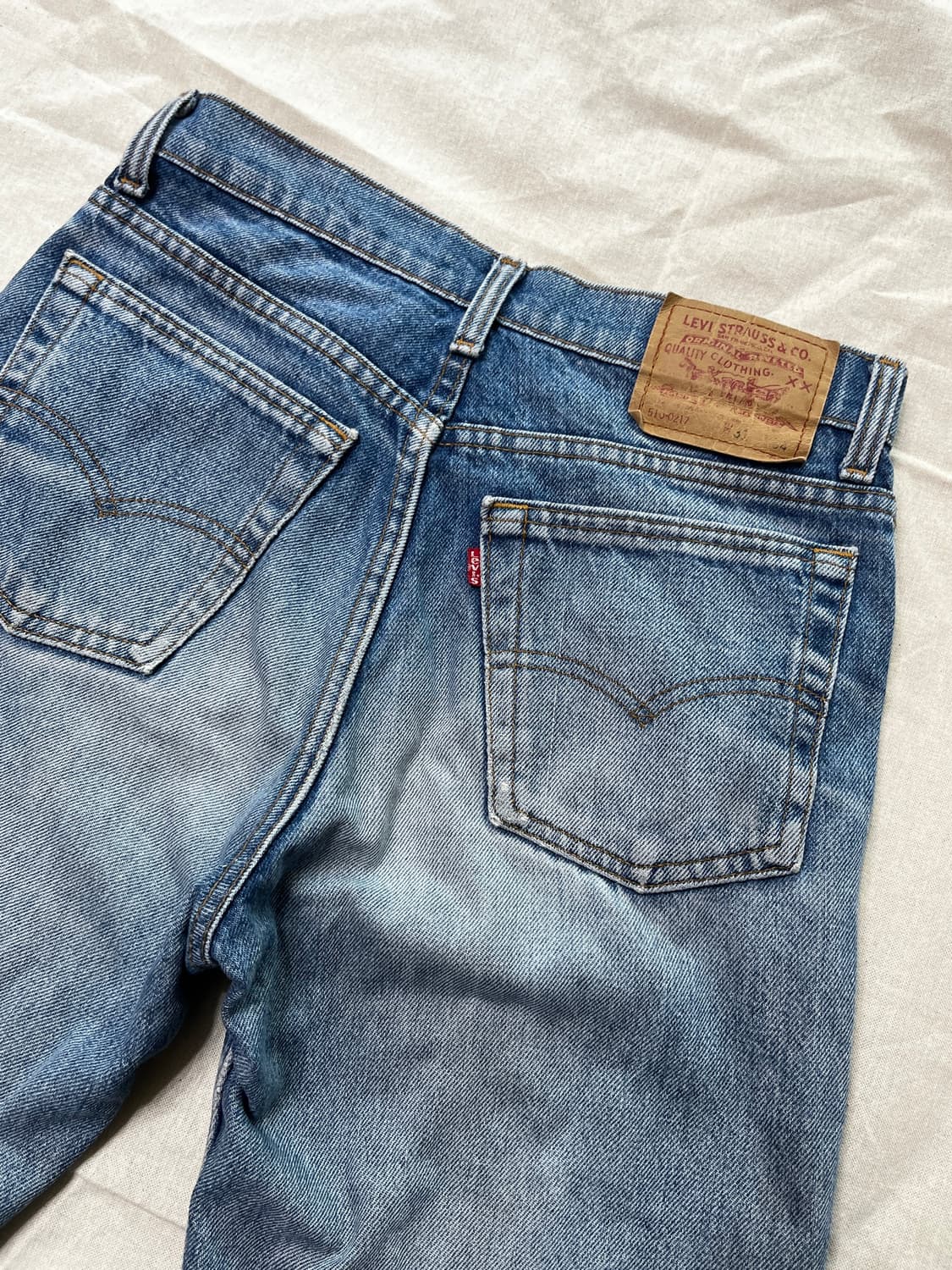 [92's USA] Levi's 오리지널 Lot 510 디스트로이드 데님 상품이미지1