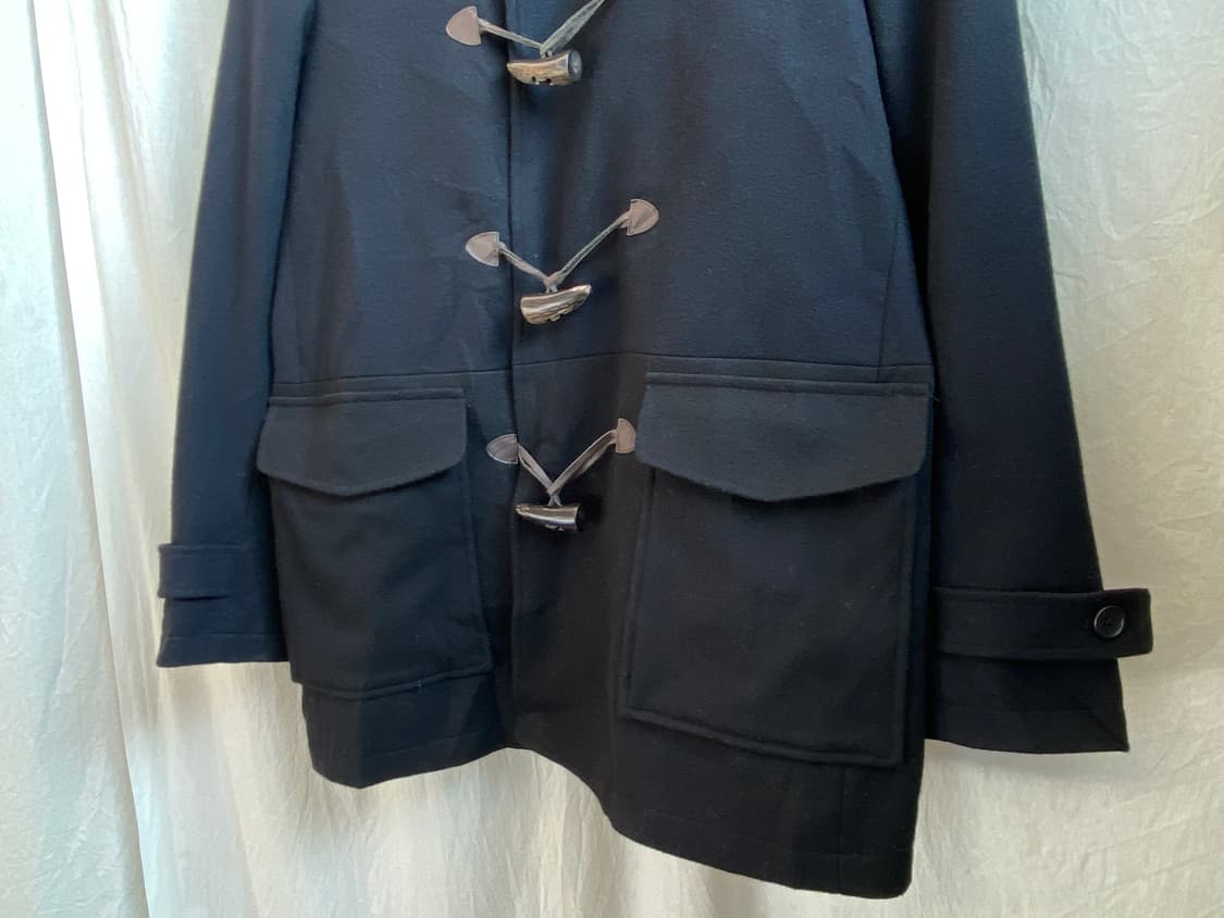 네이비 울혼방 더플코트(MEN L) 상품이미지3