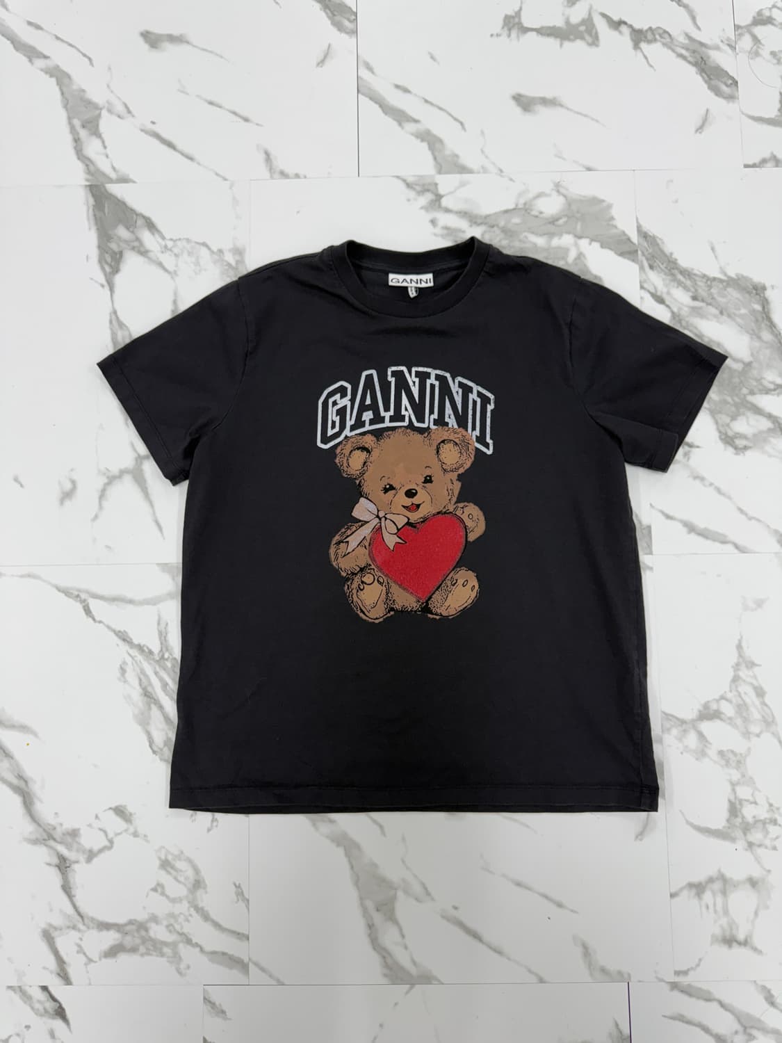 GANNI 가니 곰돌이 반팔 티셔츠 상품이미지1