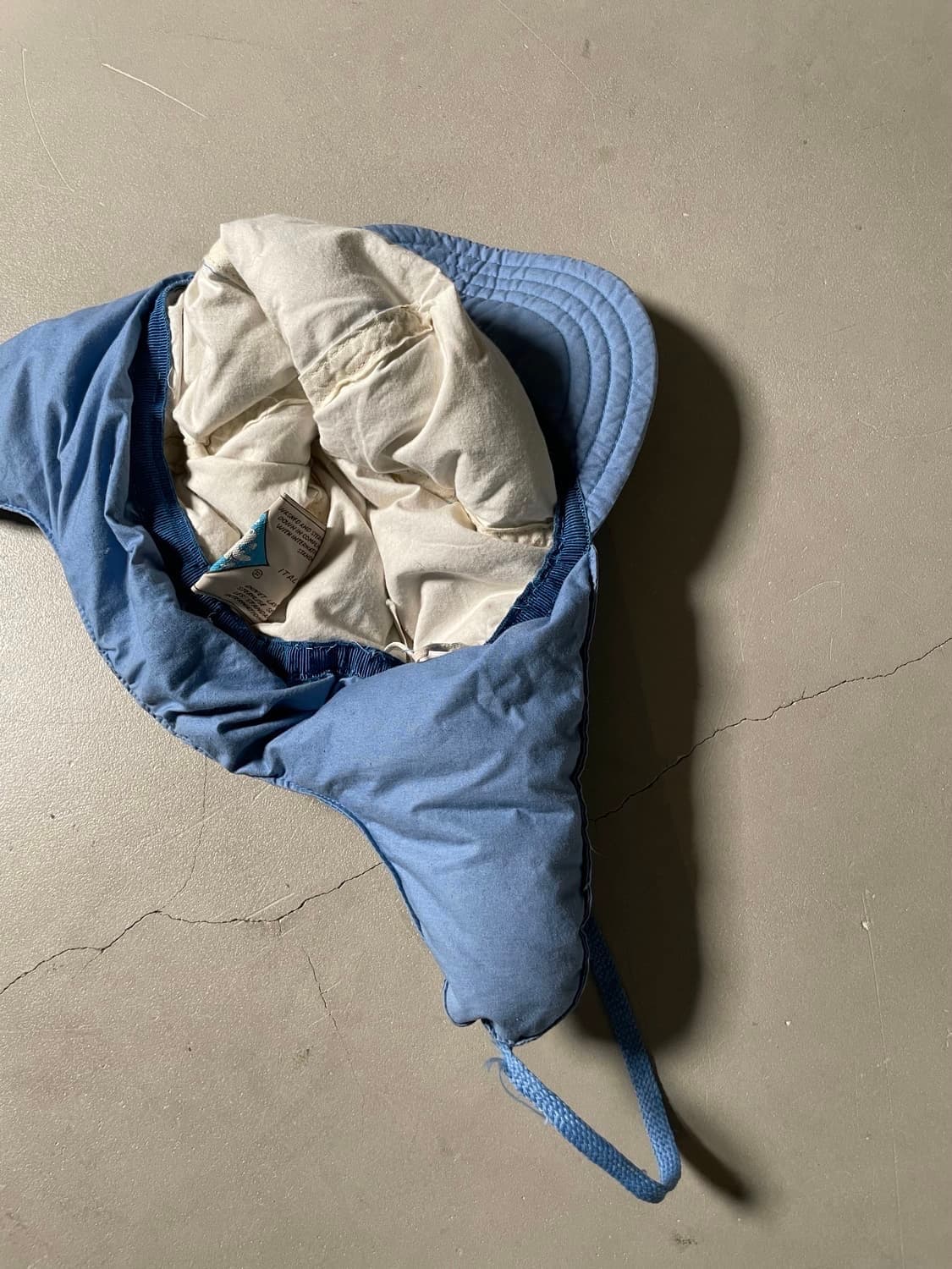 90's italy Vintage Down Trapper Hat 상품이미지5