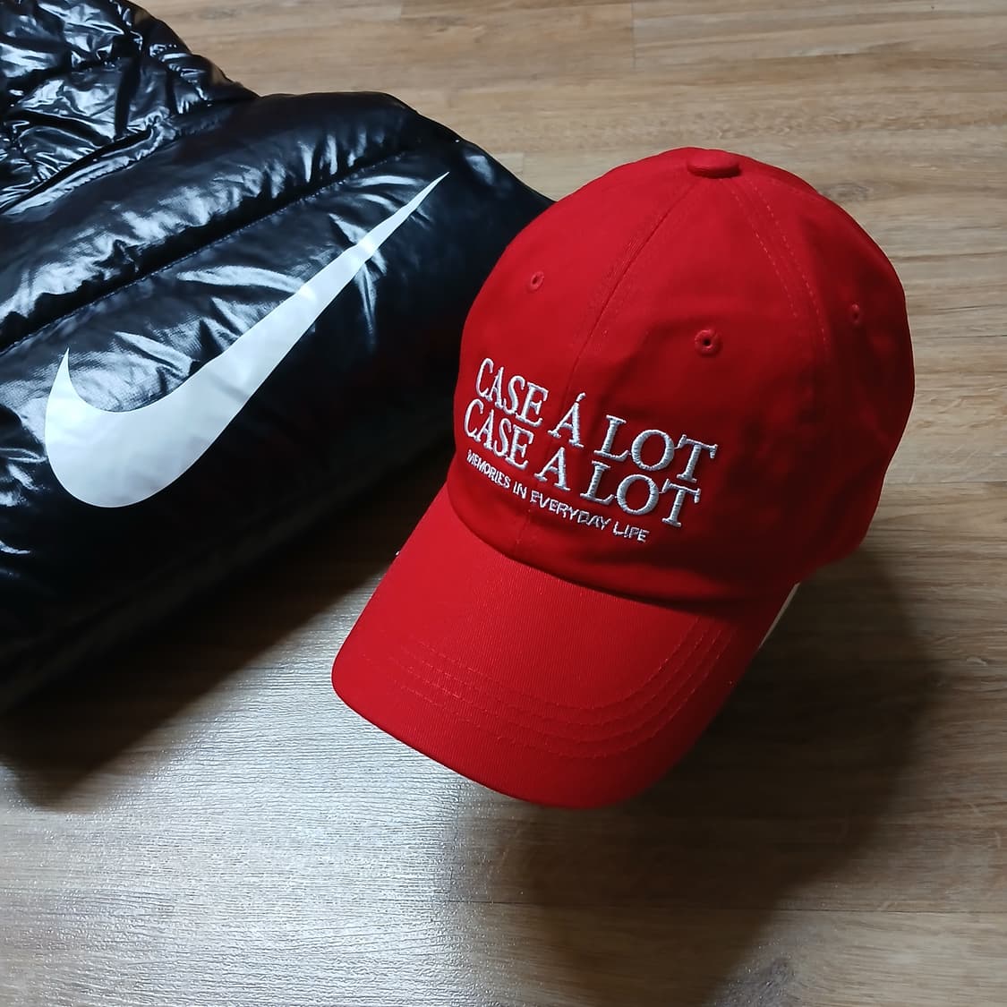 CASE A LOT 케이스어랏 모자 볼캡 레드 상품이미지1