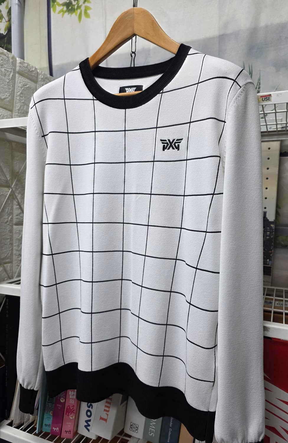 PXG 남성골프니트 105 체크 골프니트티  MM48 상품이미지2