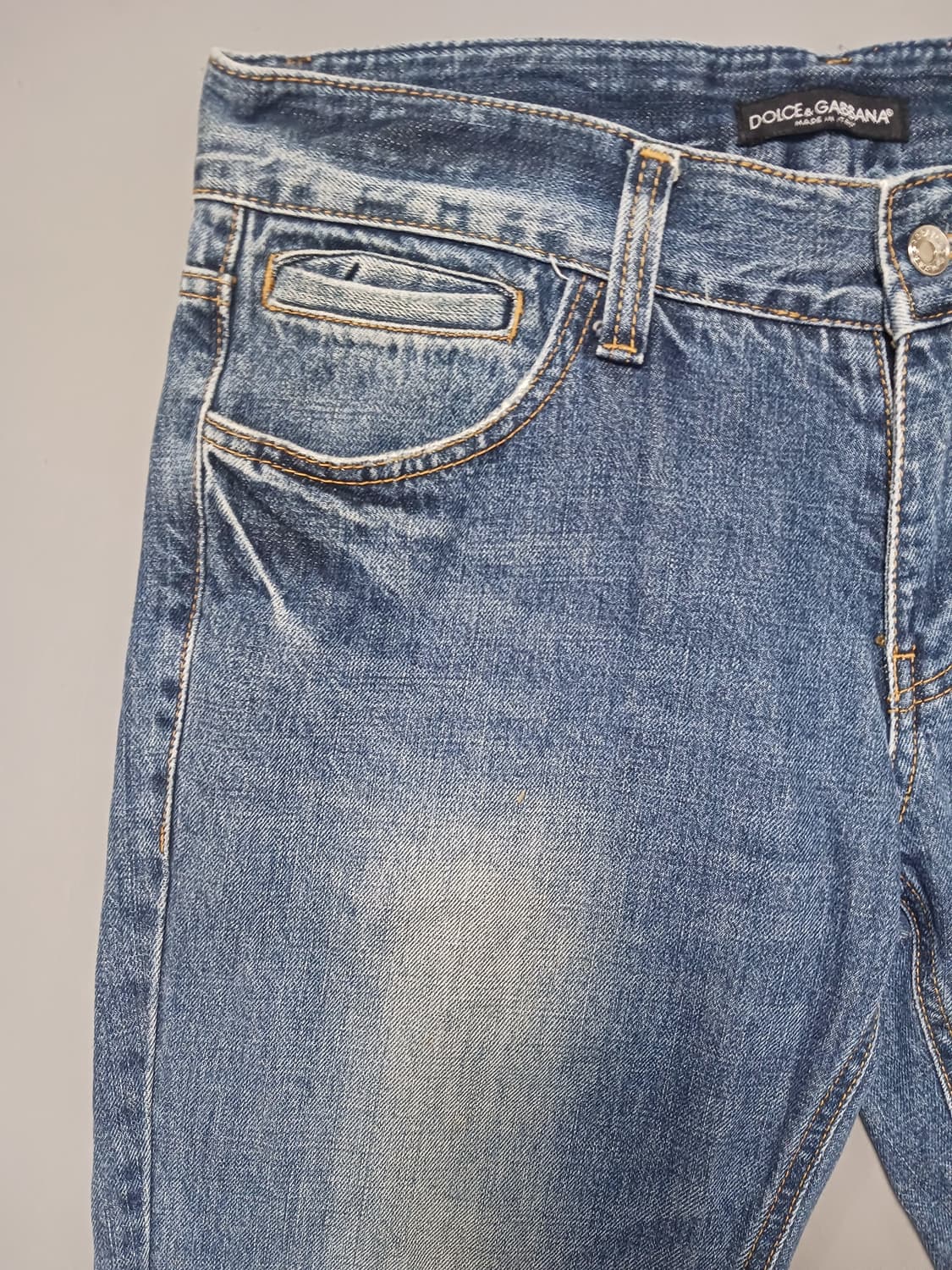[34] 돌체앤가바나 래더패치포켓 14클래식진 청바지 상품이미지3