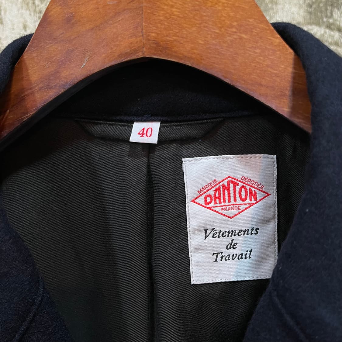 단톤 더블 브레스트 울 자켓 상품이미지4