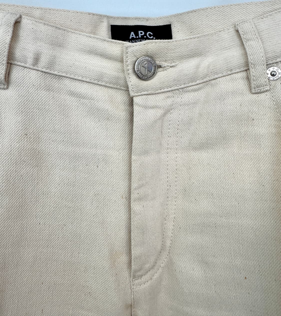 A.P.C 아페쎄 에크루 컬러 스트레이트 핏 진 27 상품이미지3