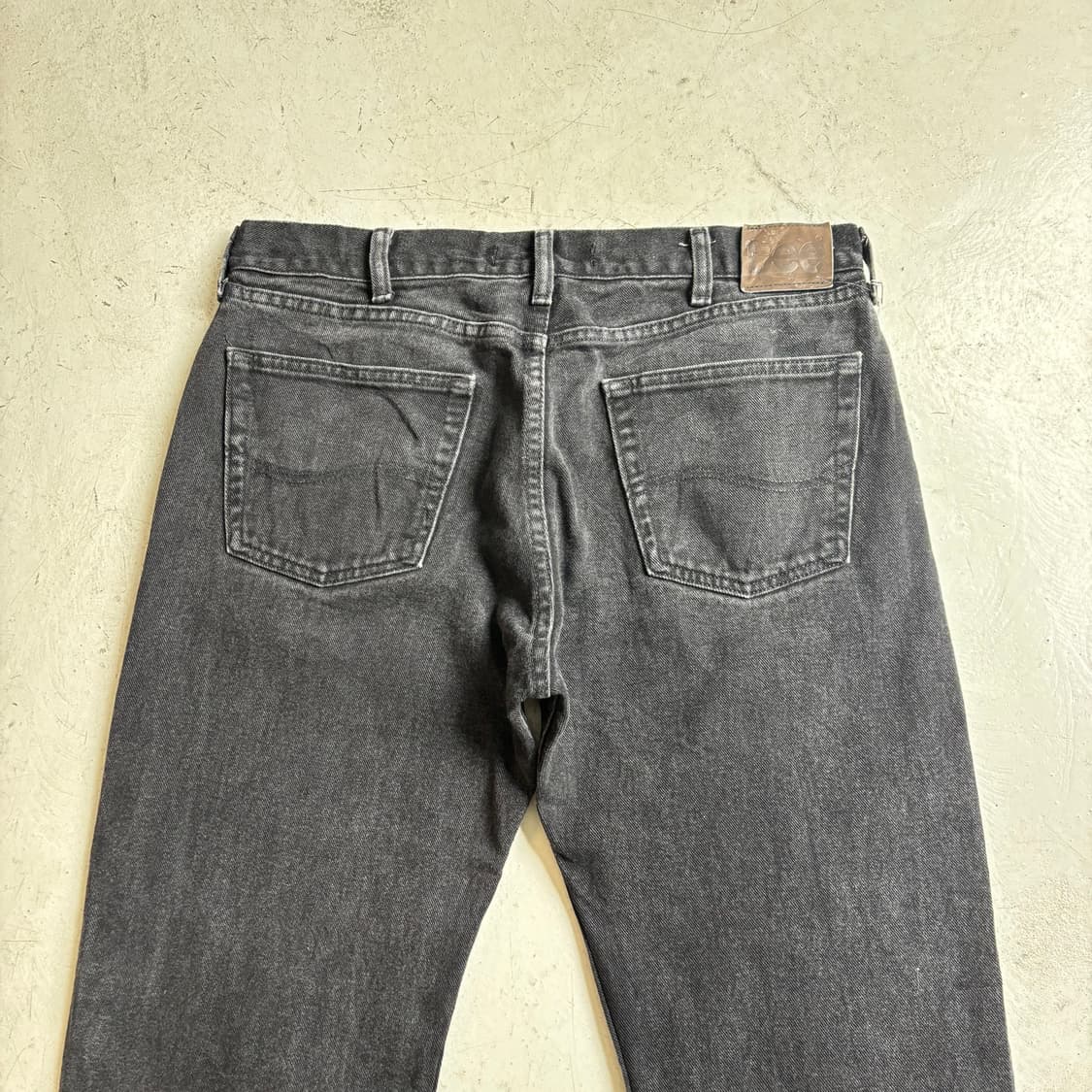 00s LEE 빈티지 흑청 데님팬츠 34x32 상품이미지7
