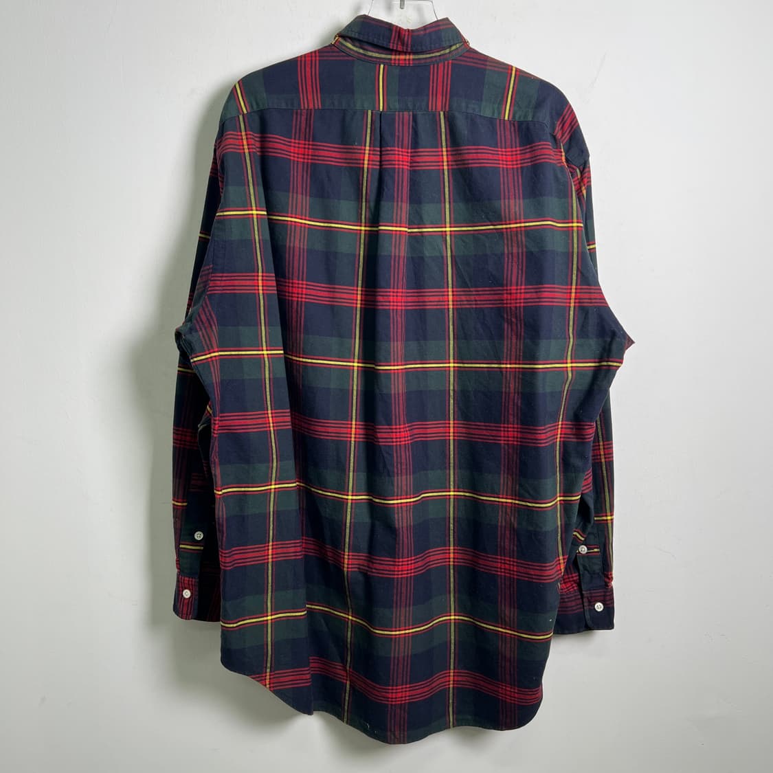 폴로 랄프로렌 체크 패턴 버튼다운 셔츠 M 상품이미지6