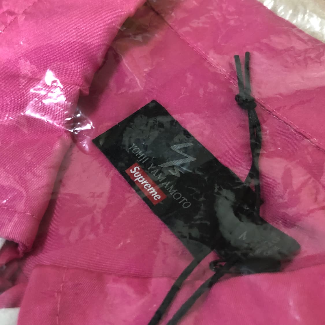 슈프림 x Y's 바이 요지 야마모토 실크 집업 숏슬리브 셔츠 핑크 M 상품이미지4