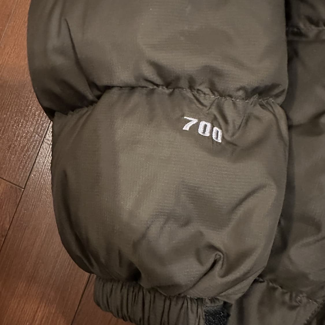 90s 노스페이스 700 다운 패딩 카키 올리브 자켓 상품이미지3