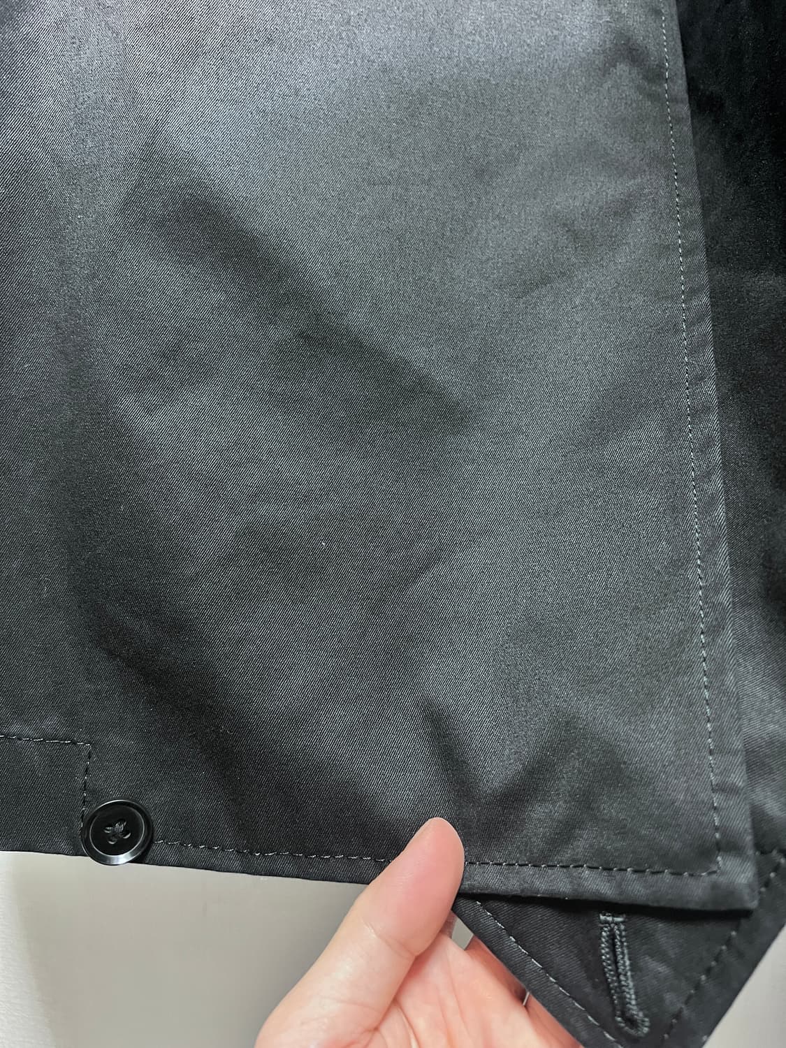 요지야마모토 Y’s / 블랙 트렌치코트 상품이미지5