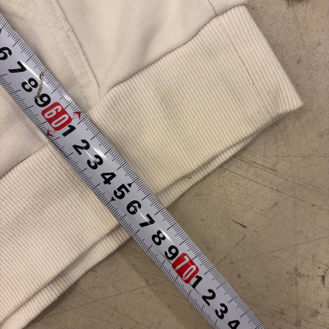 라코스테 빅로고 화이트 후드티 상품이미지4