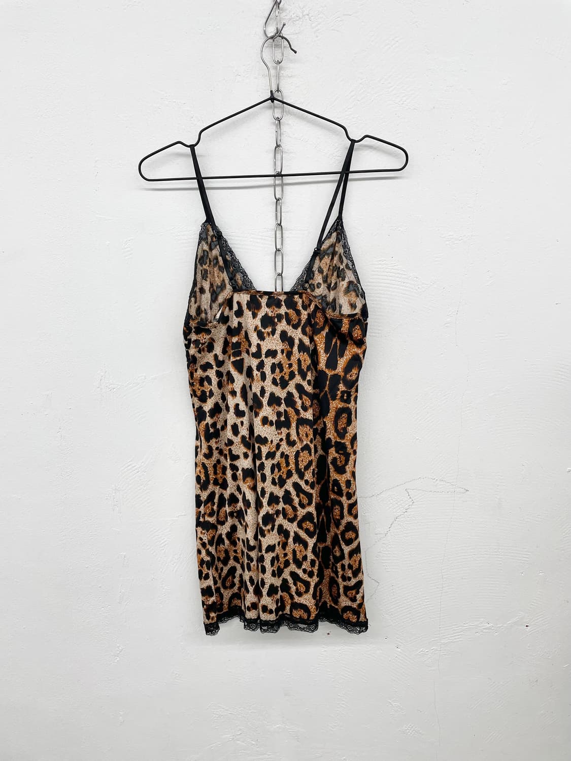 갸루 레오파드 트임 레이스 슬립ㅌ 상품이미지6