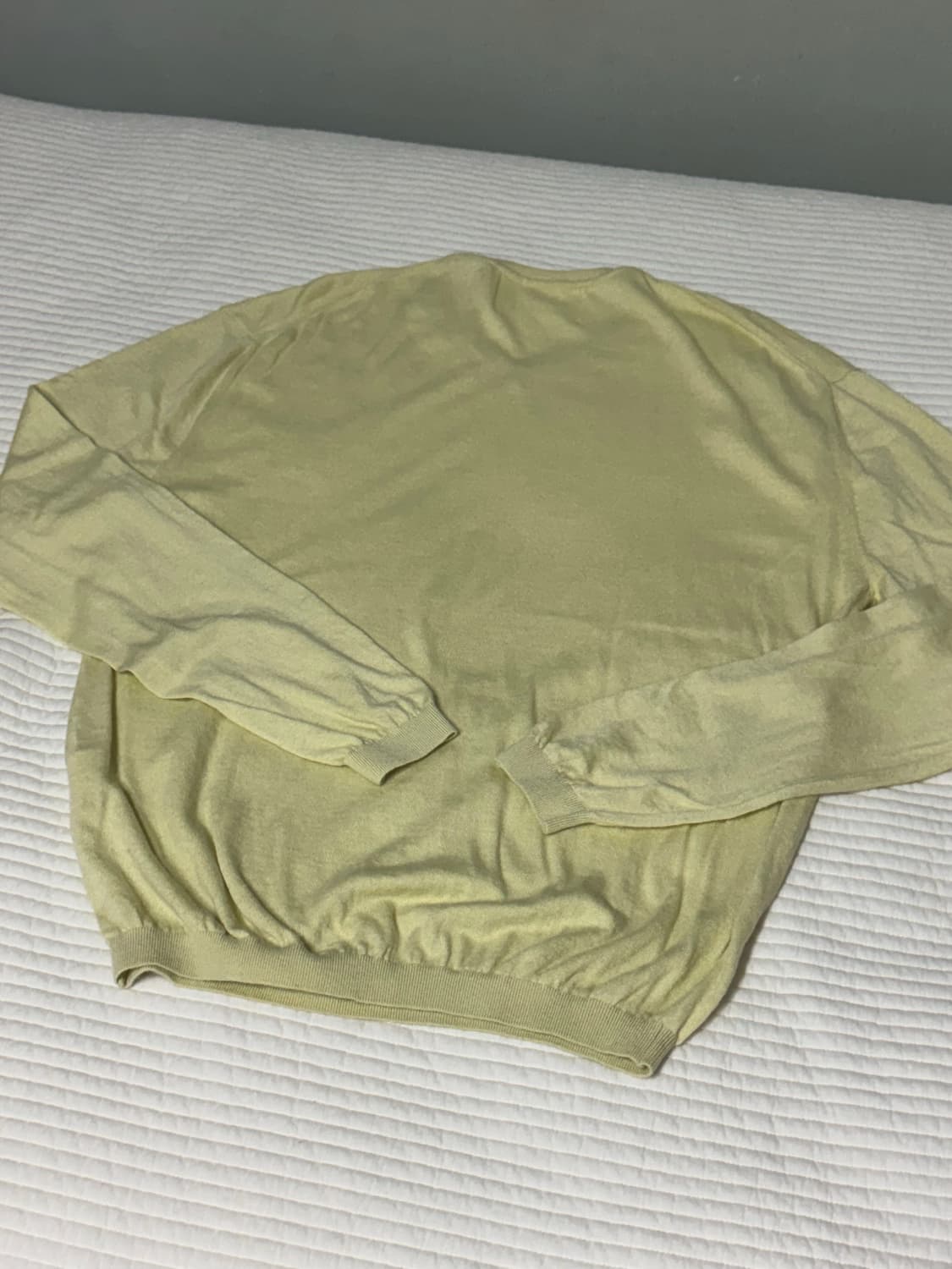 강정석 V neck knit Lime [50] 상품이미지2