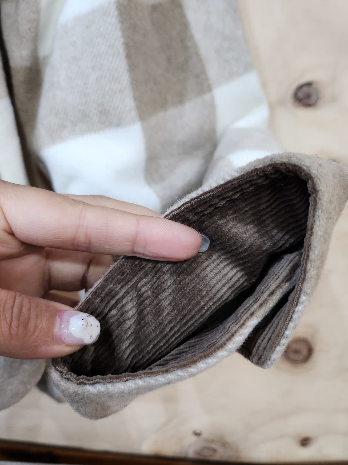 523) 에디바우어 Eddie Bauer 코듀로이카라 포인트 숏 자켓 상품이미지4