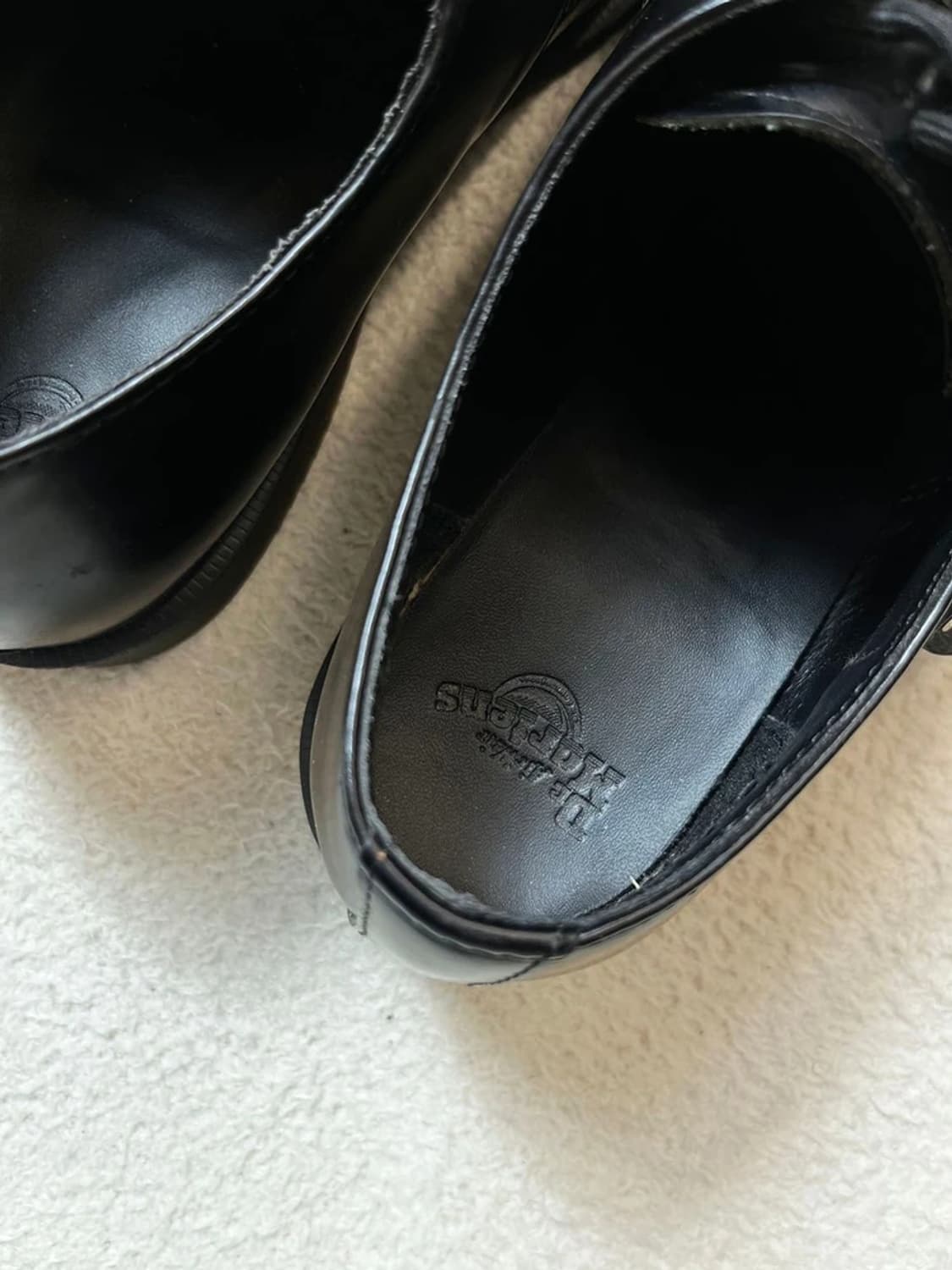 닥터마틴 가죽 블랙 클리퍼 워커 슈즈 A1718 상품이미지6