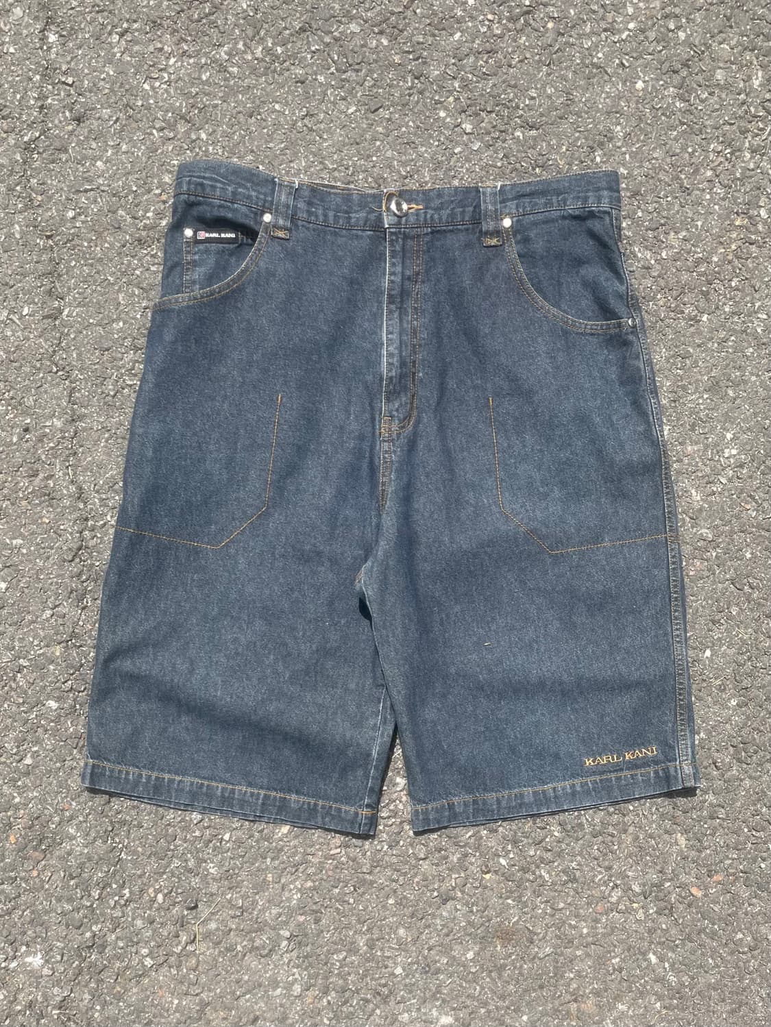 Karl Kani 칼카니 데님 배기 버뮤다 팬츠 상품이미지5