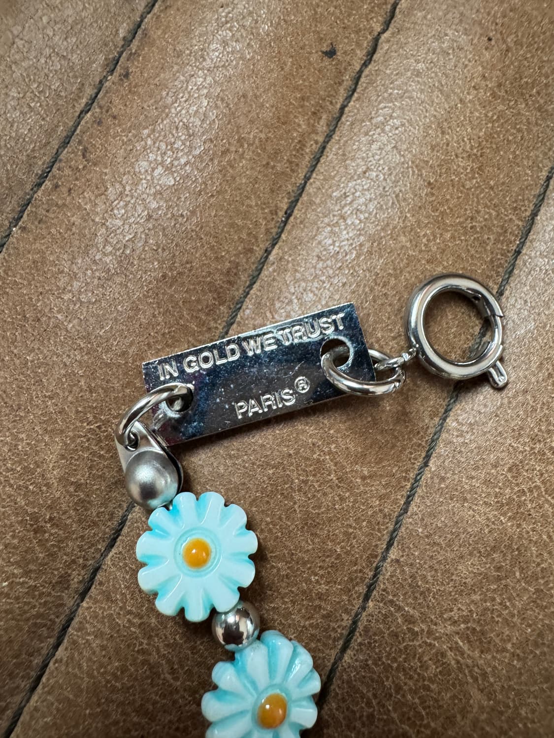 in gold we trust Paris 플라워 비즈 목걸이 상품이미지2