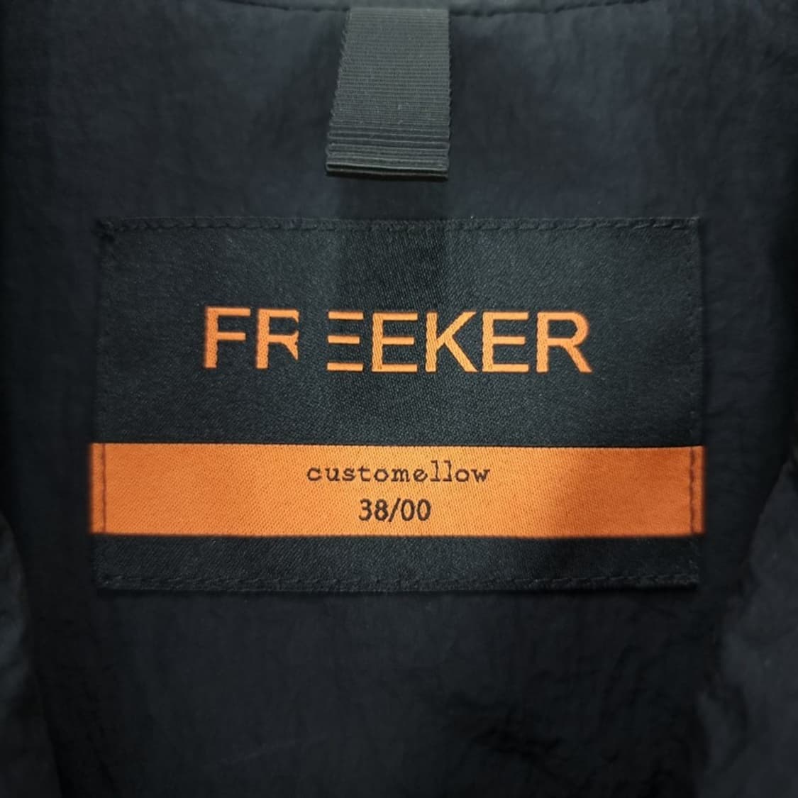 [커스텀멜로우] 오버사이즈 나일론 블레이저 자켓 블랙 M19947 상품이미지6