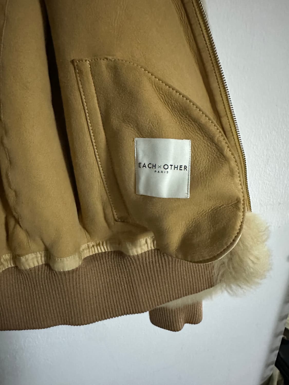 이치 앤 아더 퍼 블루종 퍼 점퍼 M 사이즈 상품이미지3