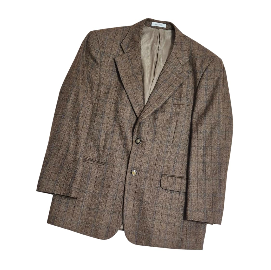 피에르가르뎅 울 체크 블레이져 상품이미지1