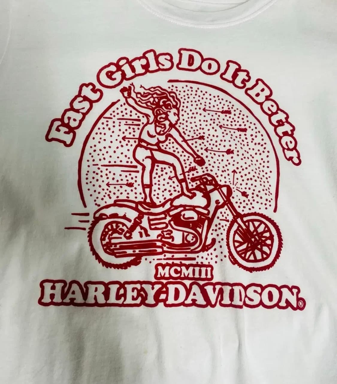 할리데이비슨 빈티지 프린팅 데일리 티셔츠 M 상품이미지3