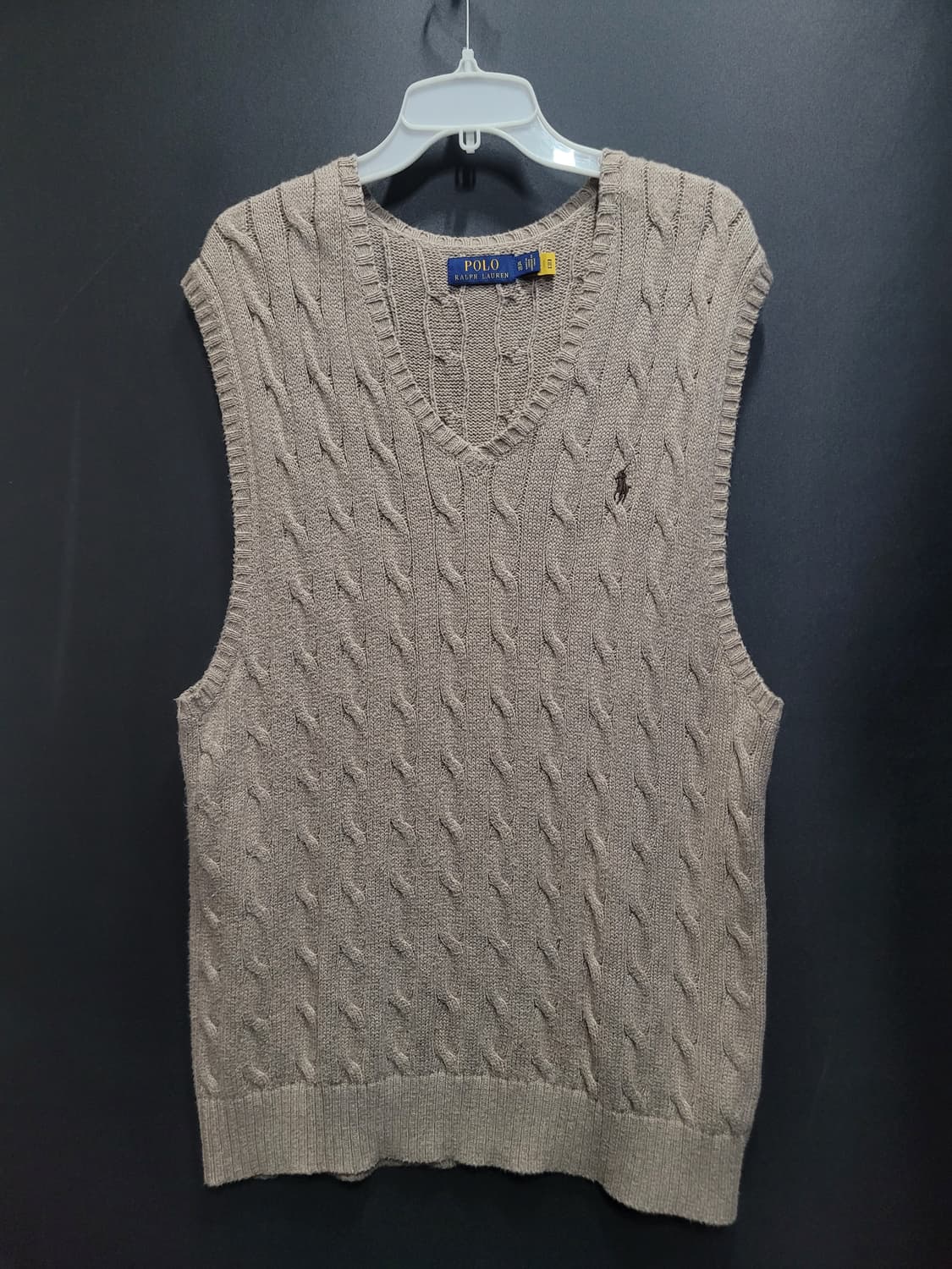 Ralph Lauren 케이블 니트 베스트 상품이미지1