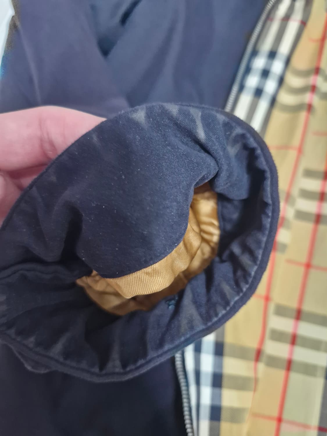 버버리 자켓 (made in england) 드라이클리닝O 상품이미지8