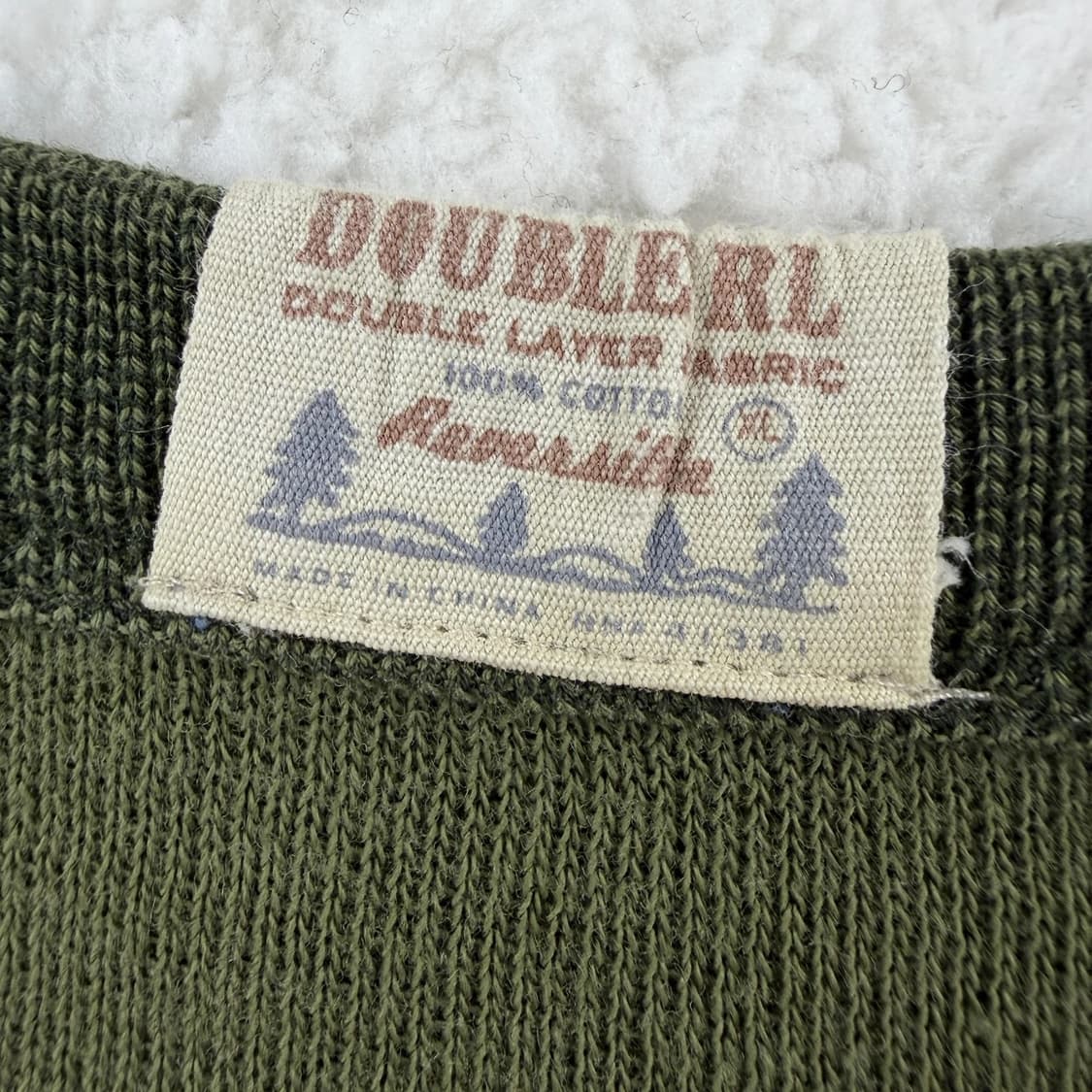 더블 알엘 더블 레이어 패브릭 리버시블 티셔츠 상품이미지3