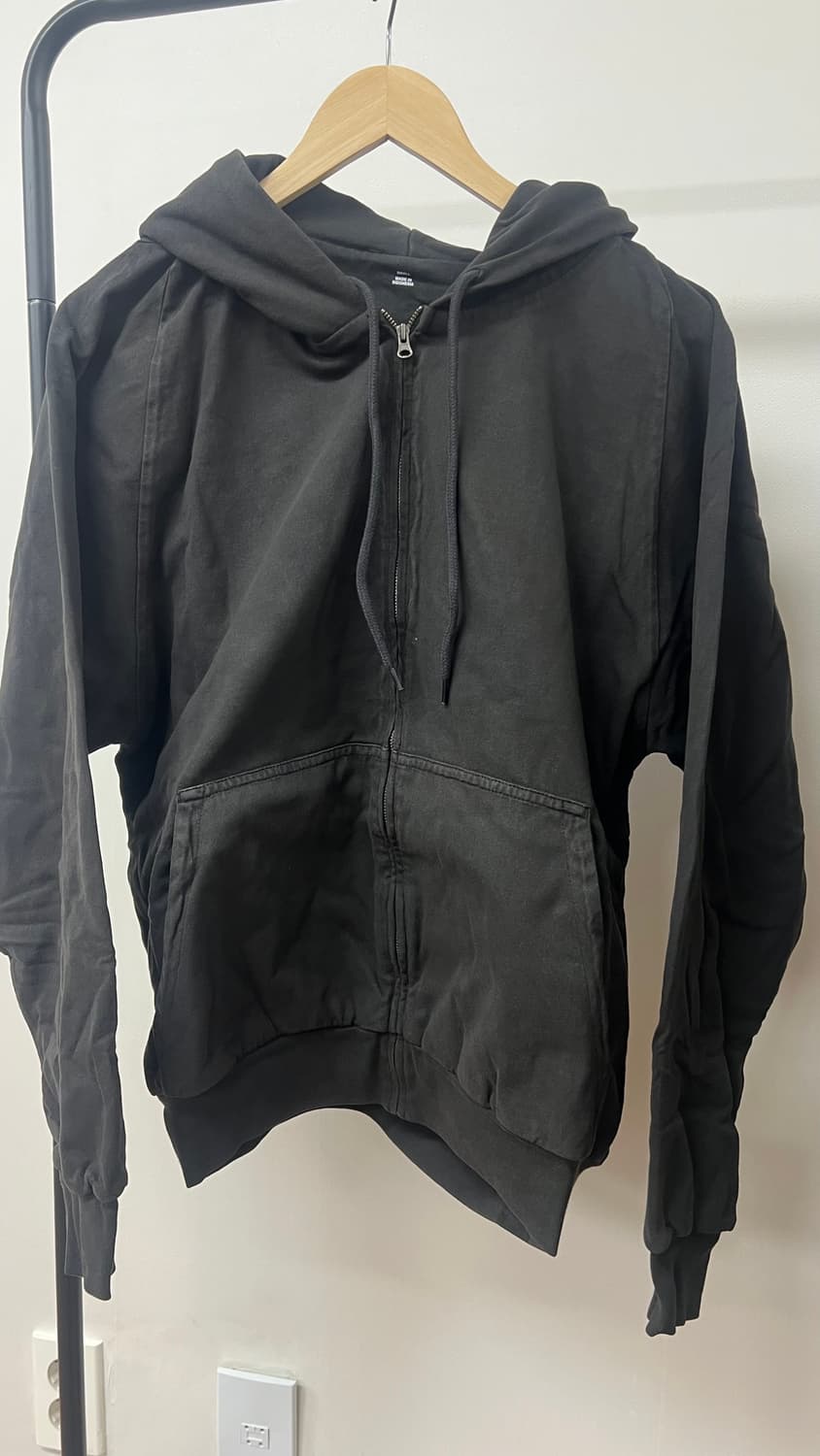 (새상품)이지갭 후드 집업 블랙S 상품이미지1