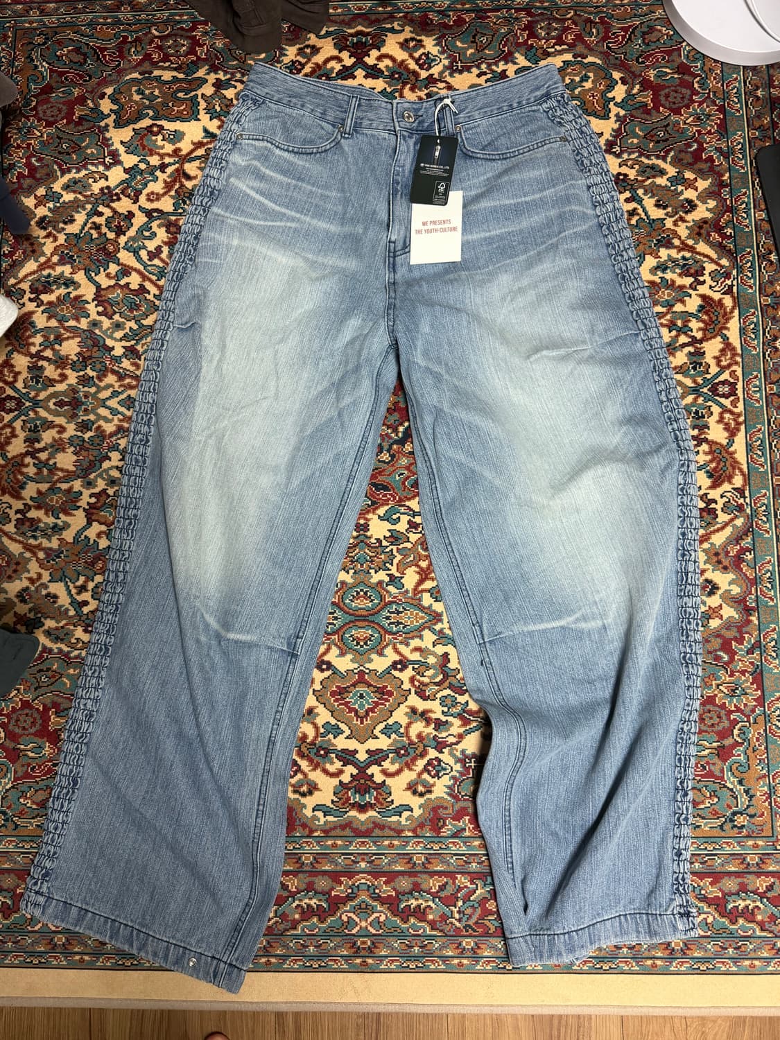 ETCE 스모킹 배기진 블루L 상품이미지1