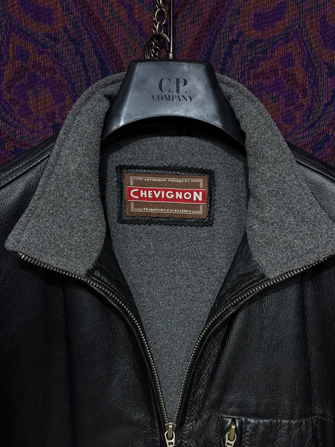 프랑스 쉐비뇽 가죽자켓 상품이미지4