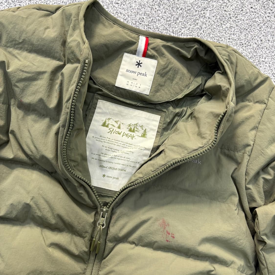 90 스노우피크 여성 경량 덕다운 자켓 0330J 상품이미지2