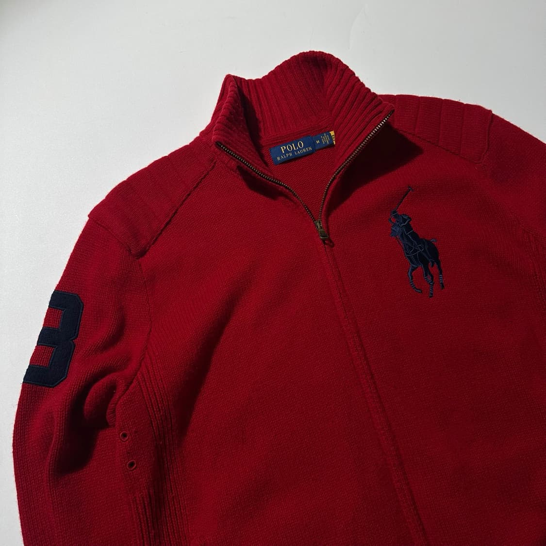 폴로 랄프로렌 빅포니 울 니트 집업 가디건 (신형QR) 상품이미지3