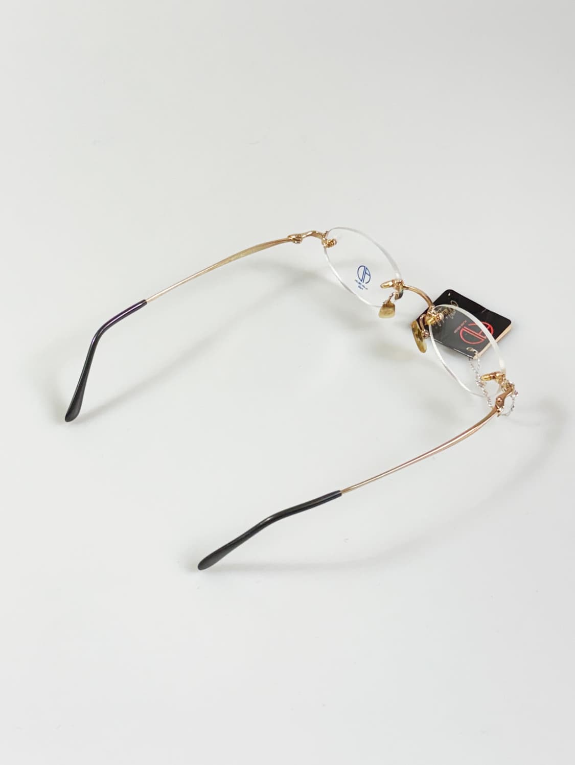 ALAIN DELON 무테 와이드 라운드 빈티지 안경 상품이미지4