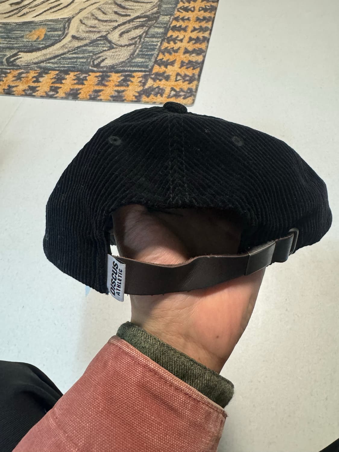 Discus 코듀로이 스냅백 블랙 모자 볼캡 트러커캡 캠프캡 상품이미지3