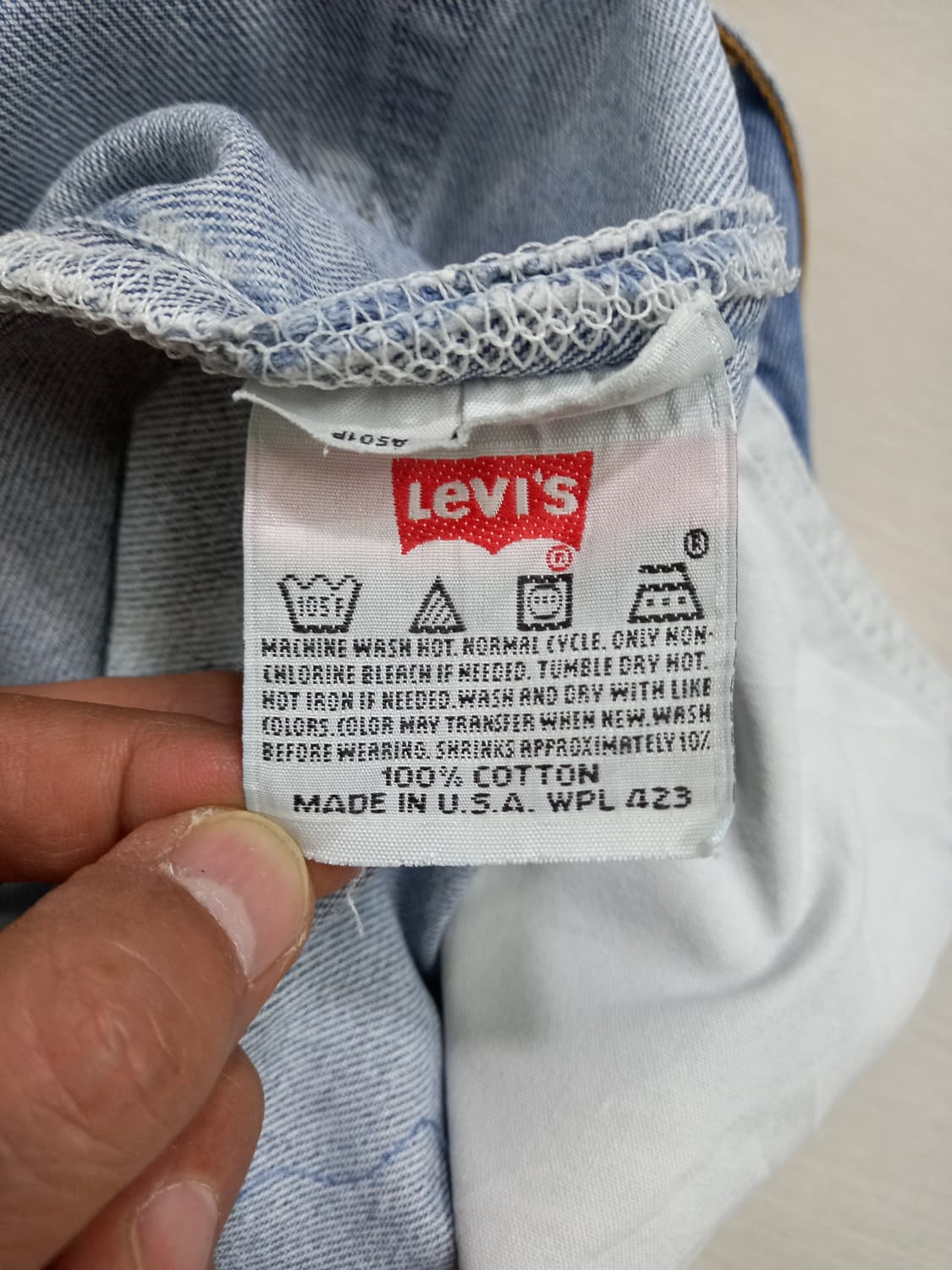 34 90's 리바이스501xx USA 일자진 커스텀 34-543 상품이미지8