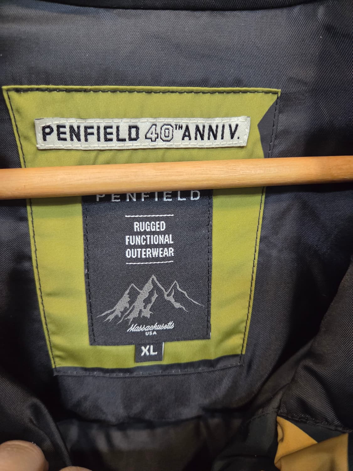 펜필드 멀티로고 카모패턴 울 믹스 파카 패딩 xl 상품이미지5