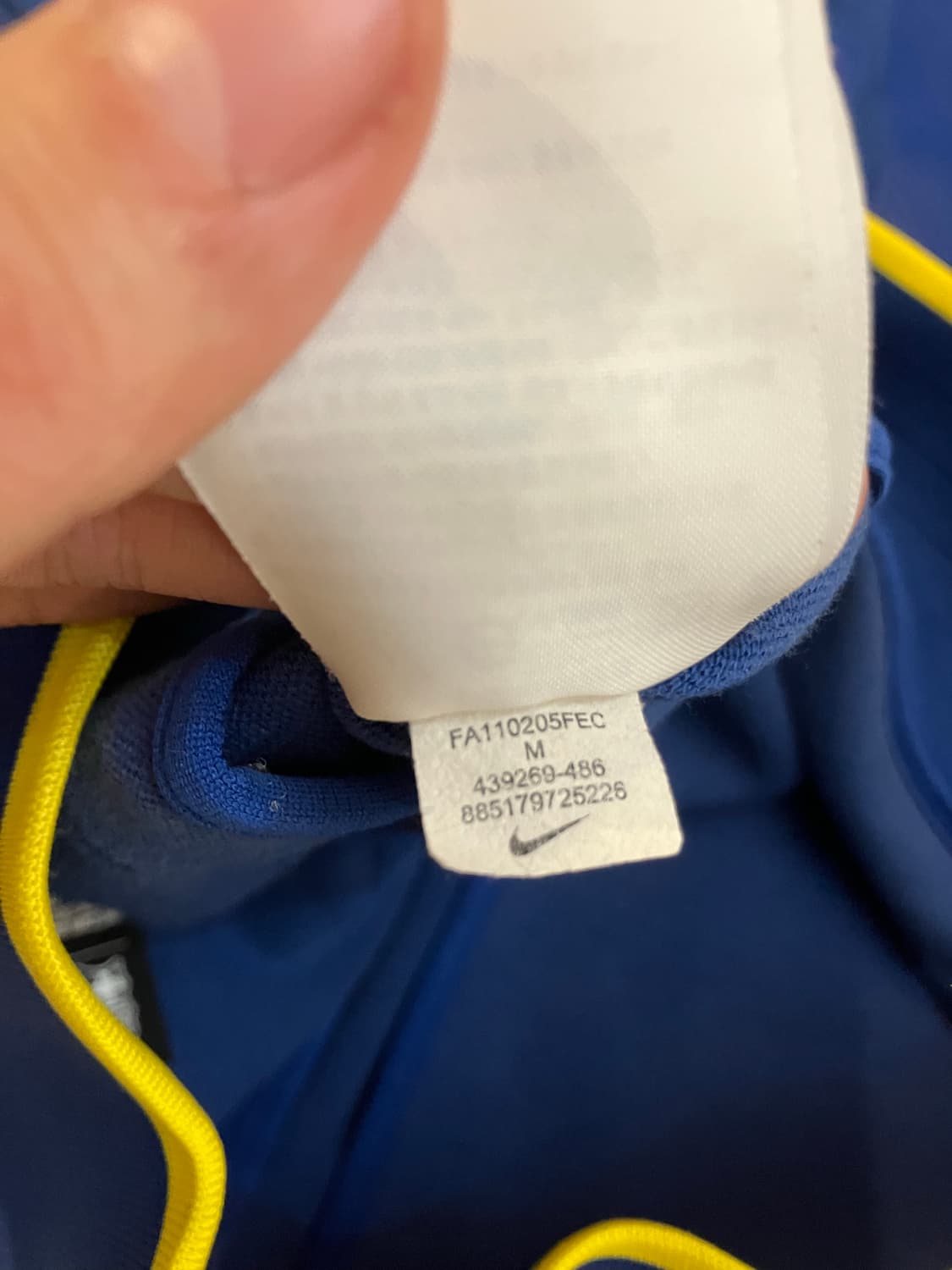 나이키 11-12 바르셀로나 져지 블루 상품이미지6