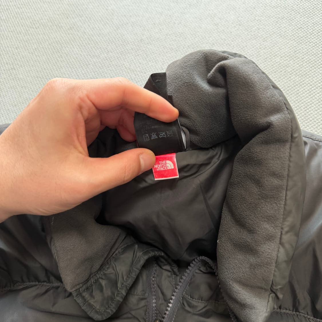 노스페이스 550 실버 브라운 패딩 상품이미지4