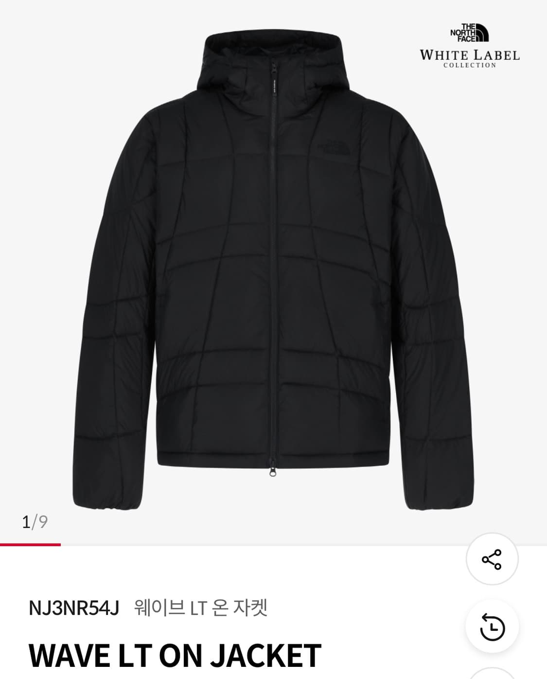 노스페이스 웨이브 LT 온 자켓 (xs) 상품이미지1