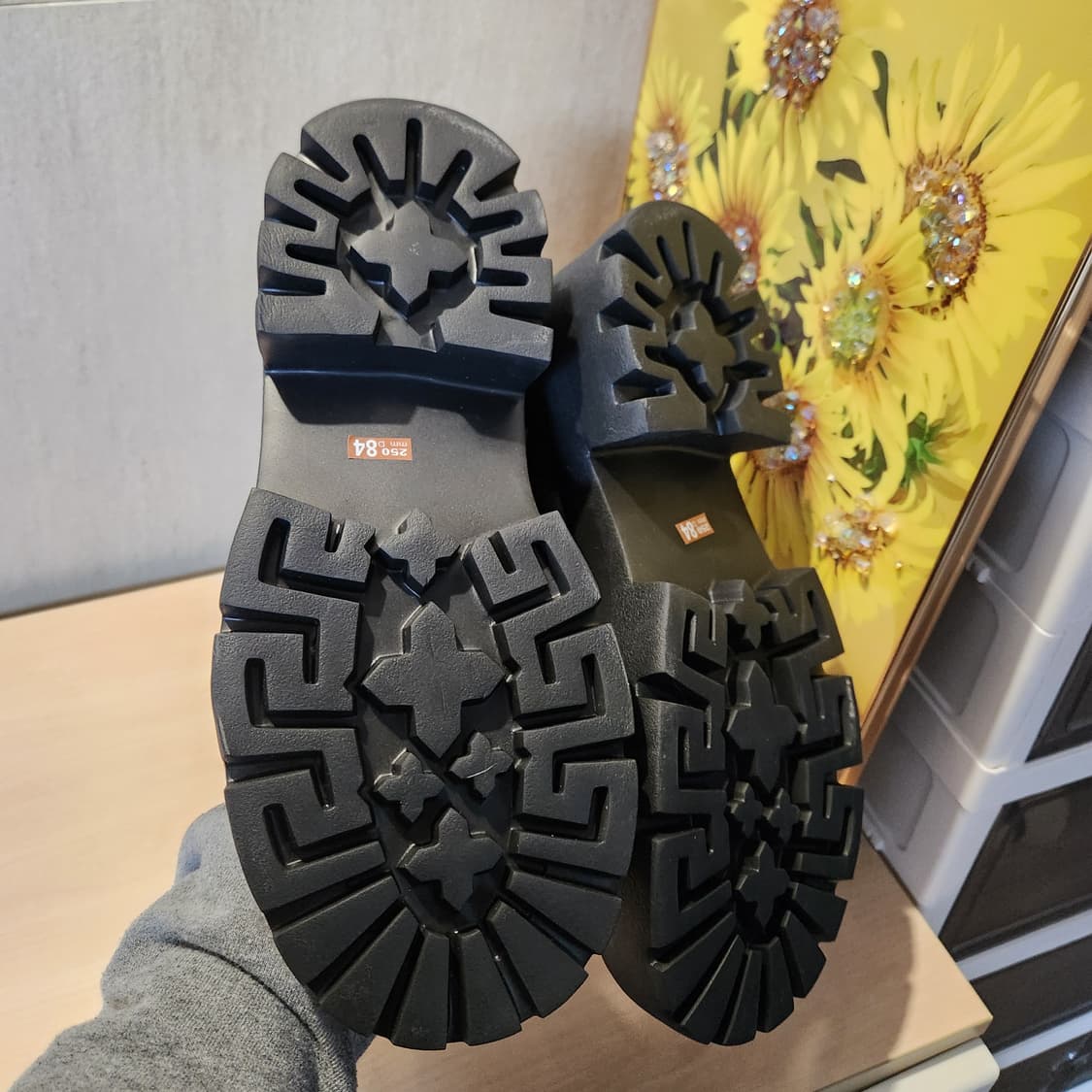 “초콜릿 러그솔 통굽 미들부츠✨ 실루엣 미쳤어요”250 상품이미지3