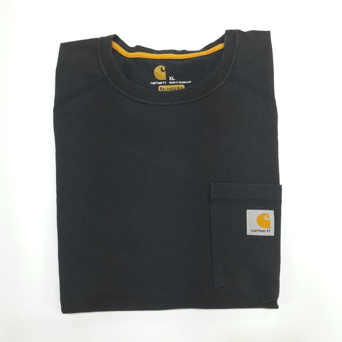 Co623 XL 칼하트 블랙 포켓 반팔 티셔츠 상품이미지8