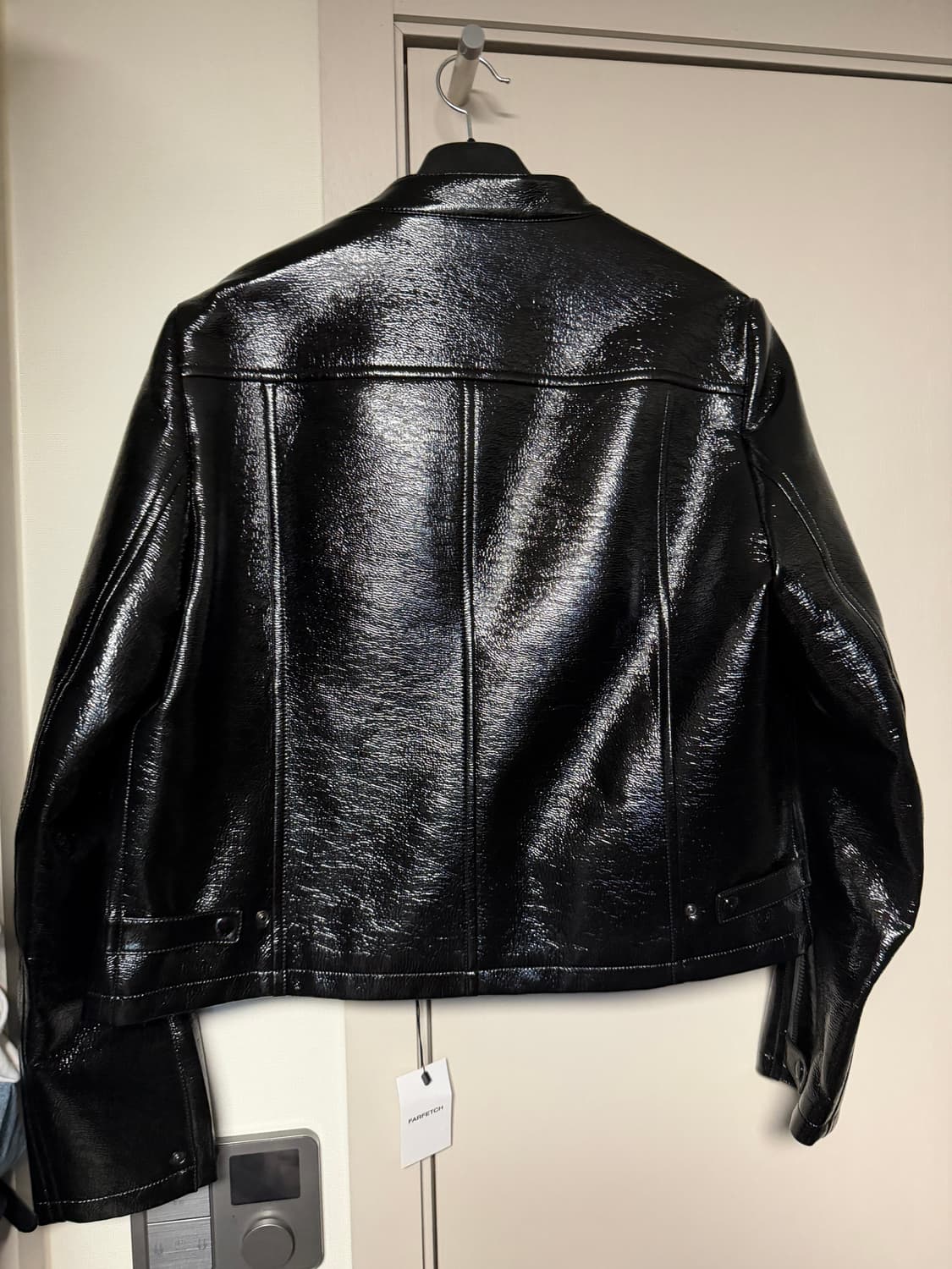 꾸레쥬 레더 자켓 상품이미지4