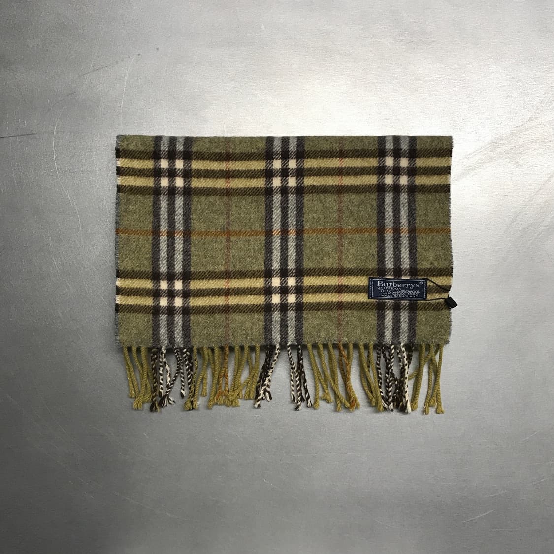 버버리 정품 램스울 머플러 카키 상품이미지2