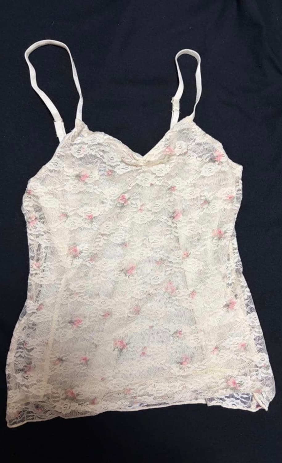 (replica) Floral Lace Tank 상품이미지2